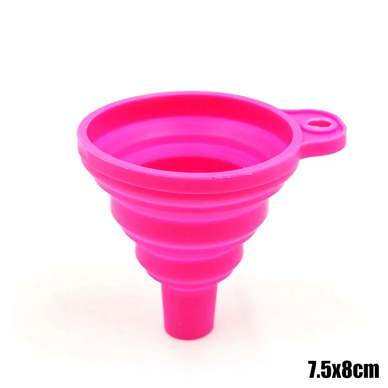 Entonnoir Silicone Pliable pour Moteur et Liquides Auto