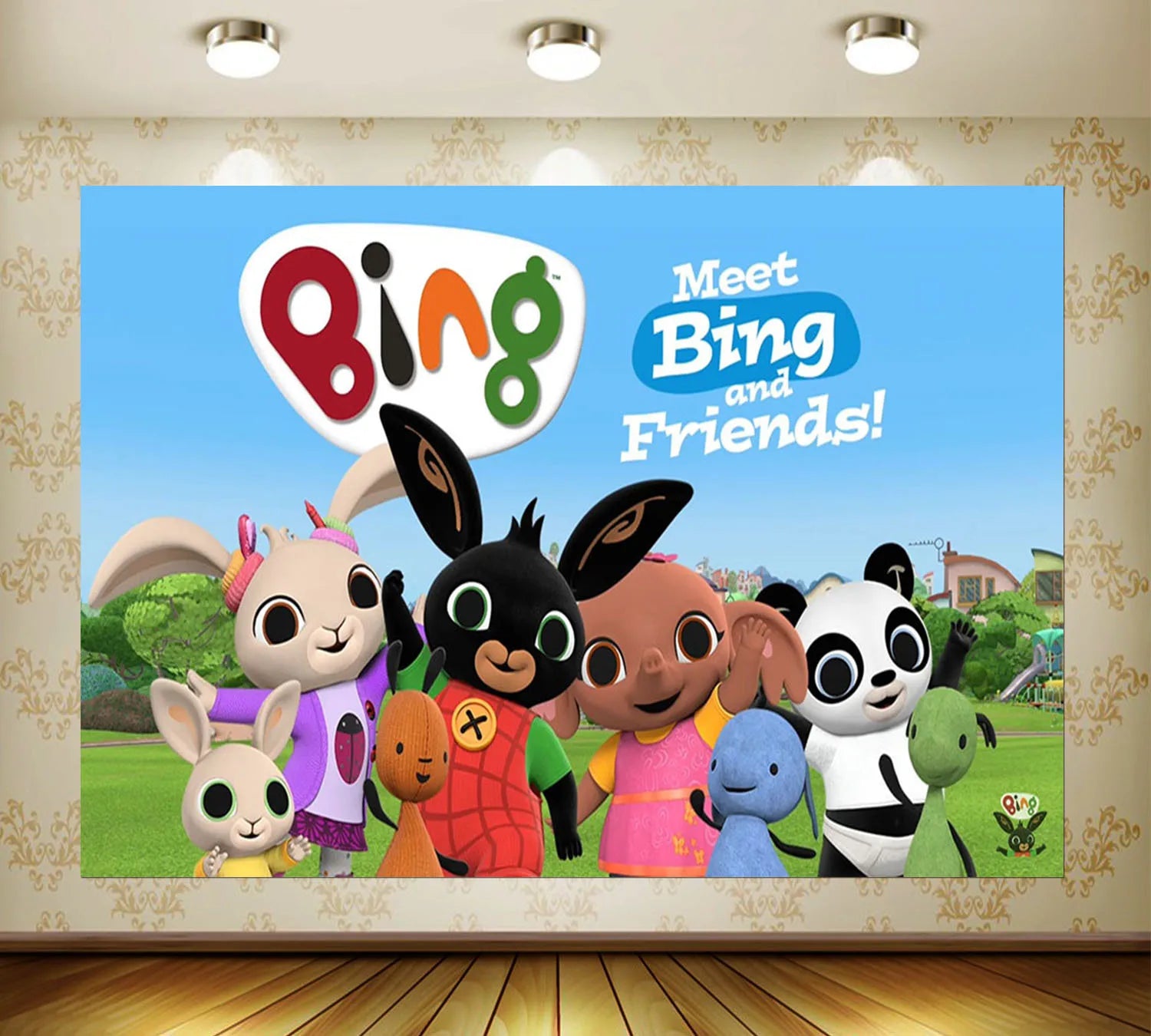 Fête Lapin Rouge et Noir