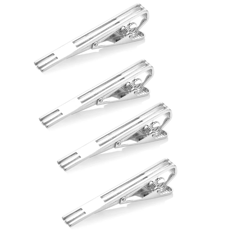 U7 Ensemble 4 Pinces à Cravate Élégantes