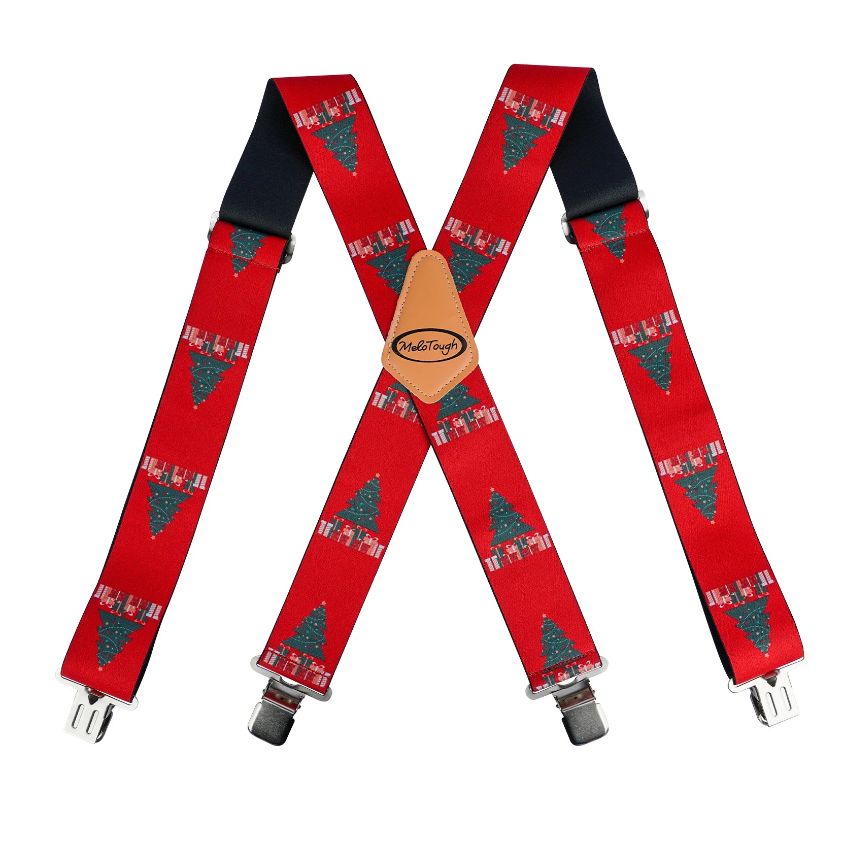 MELOTOUGH X-Back Work Suspenders - 2” Elastic Fit