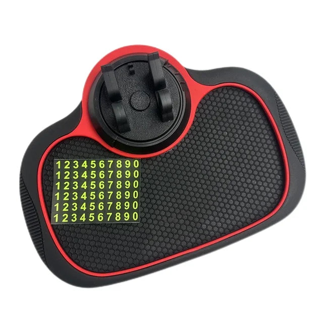 Support Téléphonique Silicone 360° pour Tableau de Bord