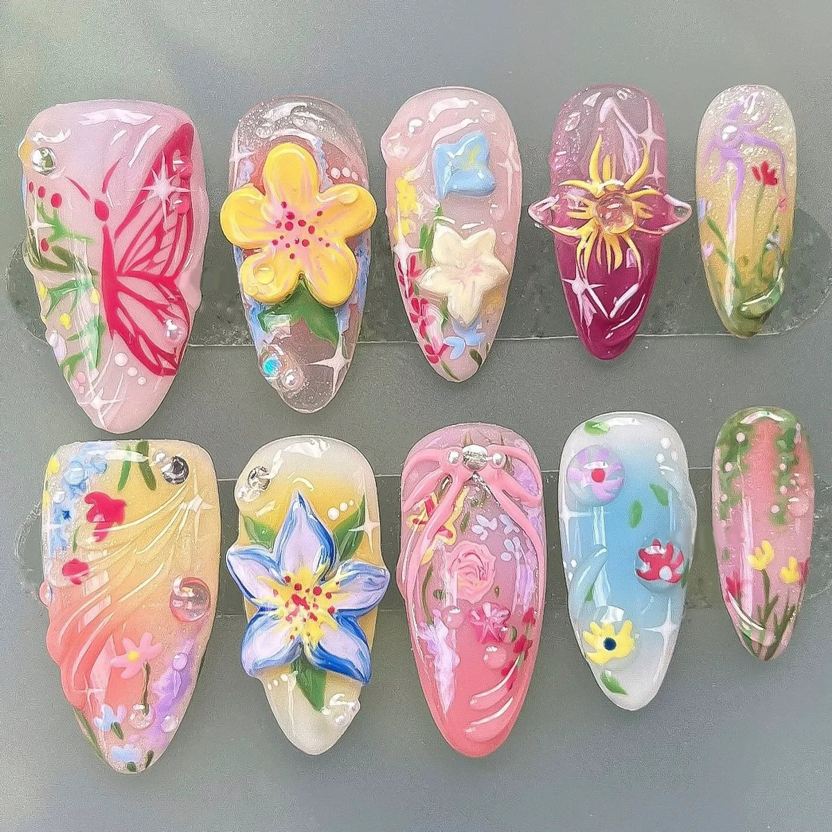 Ballet Rose : 24 Faux Ongles Élégants
