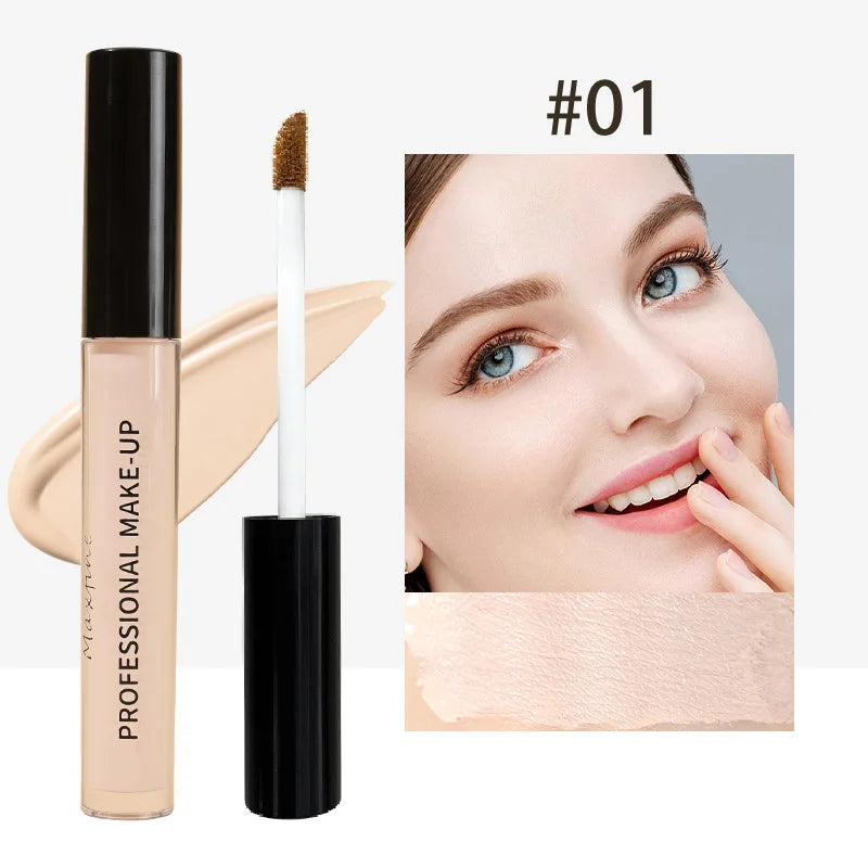 MAXFINE Long-Wear Liquid Concealer: Hydrating & Matte