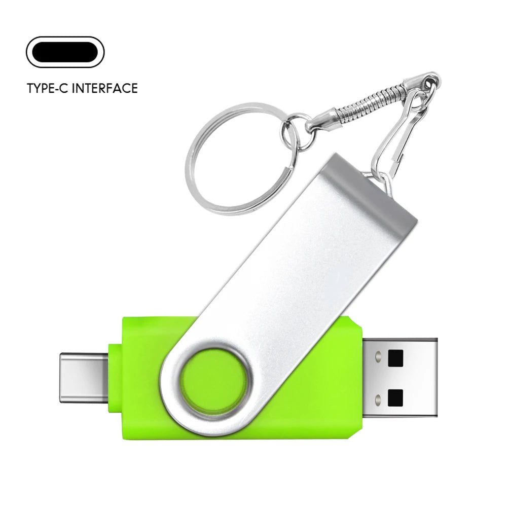Clé USB 2 en 1 KFHIREW 64GB Noir Créatif