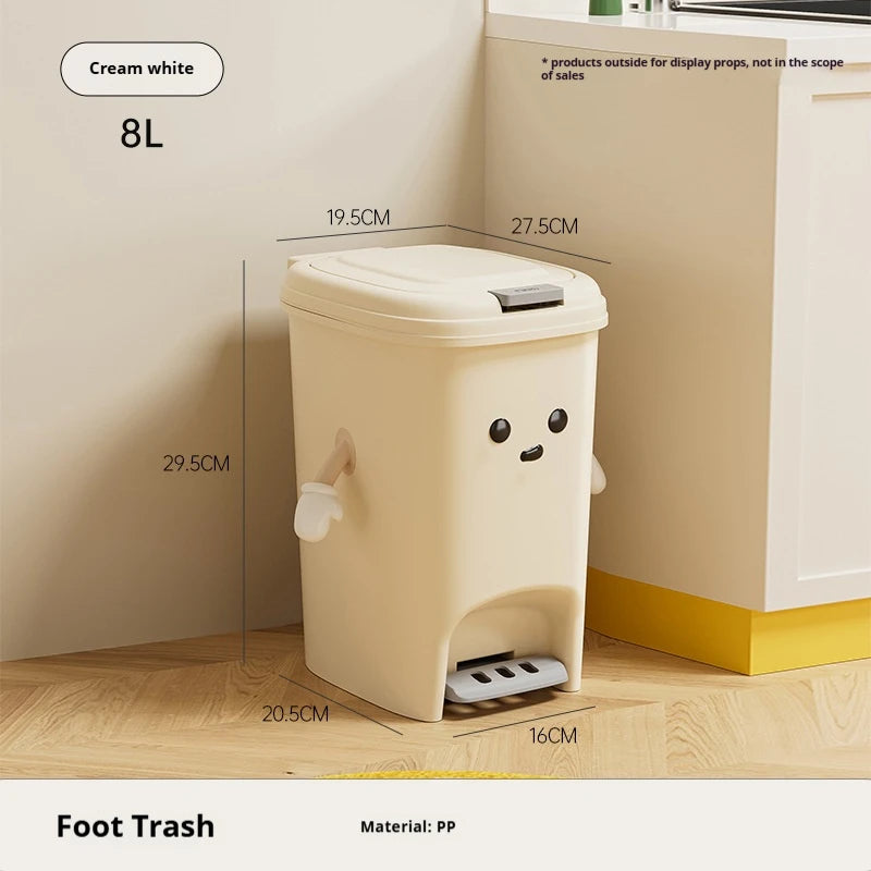 DualPedal Eco Bin: Waterproof, Kitchen & Bath Use