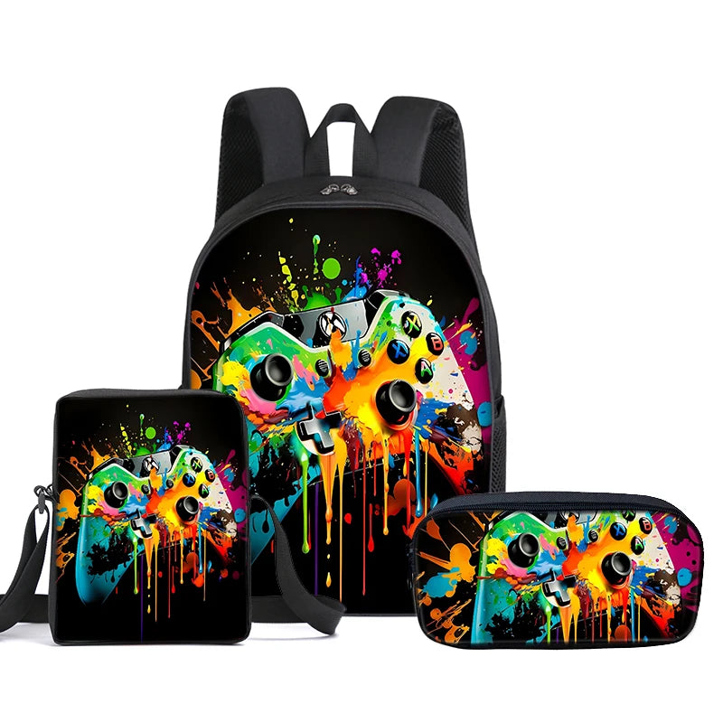 VINKA 3D Cartoon School Bag Set for Kids