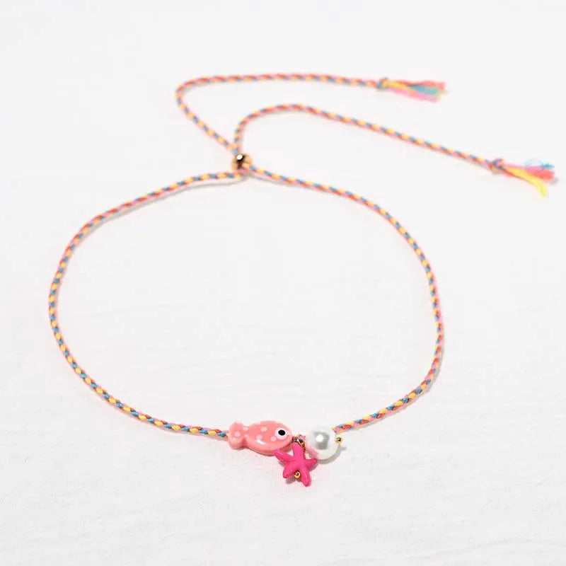 Collier Poisson Bohème en Céramique