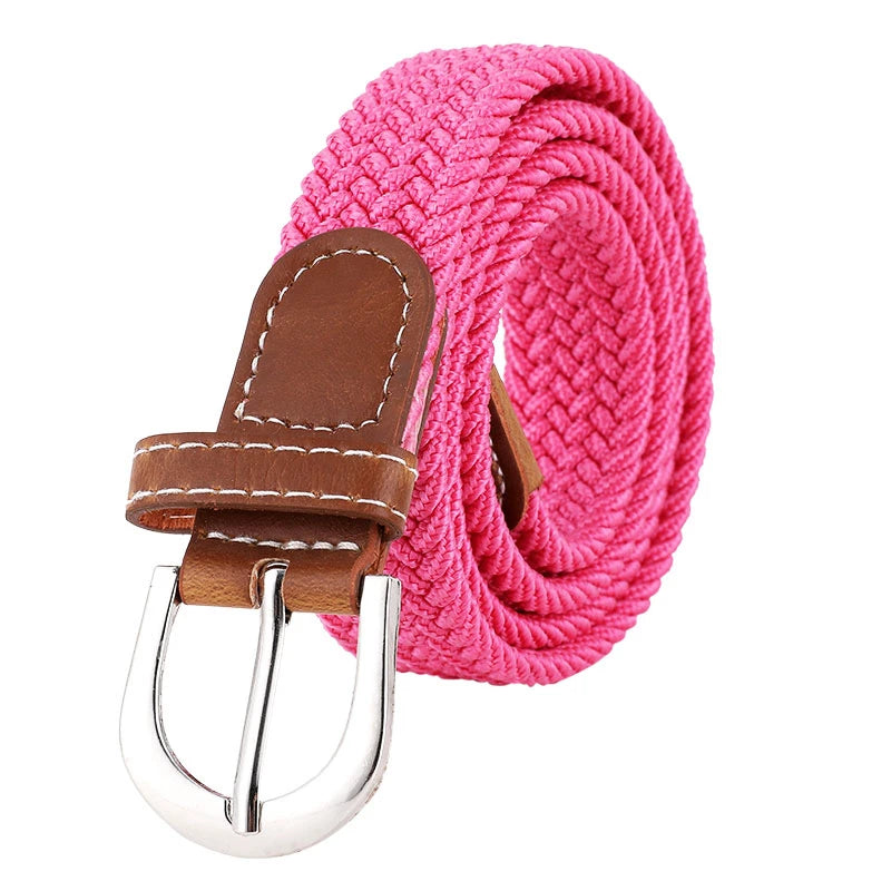 Versatile Stretch Woven Belt for All Styles