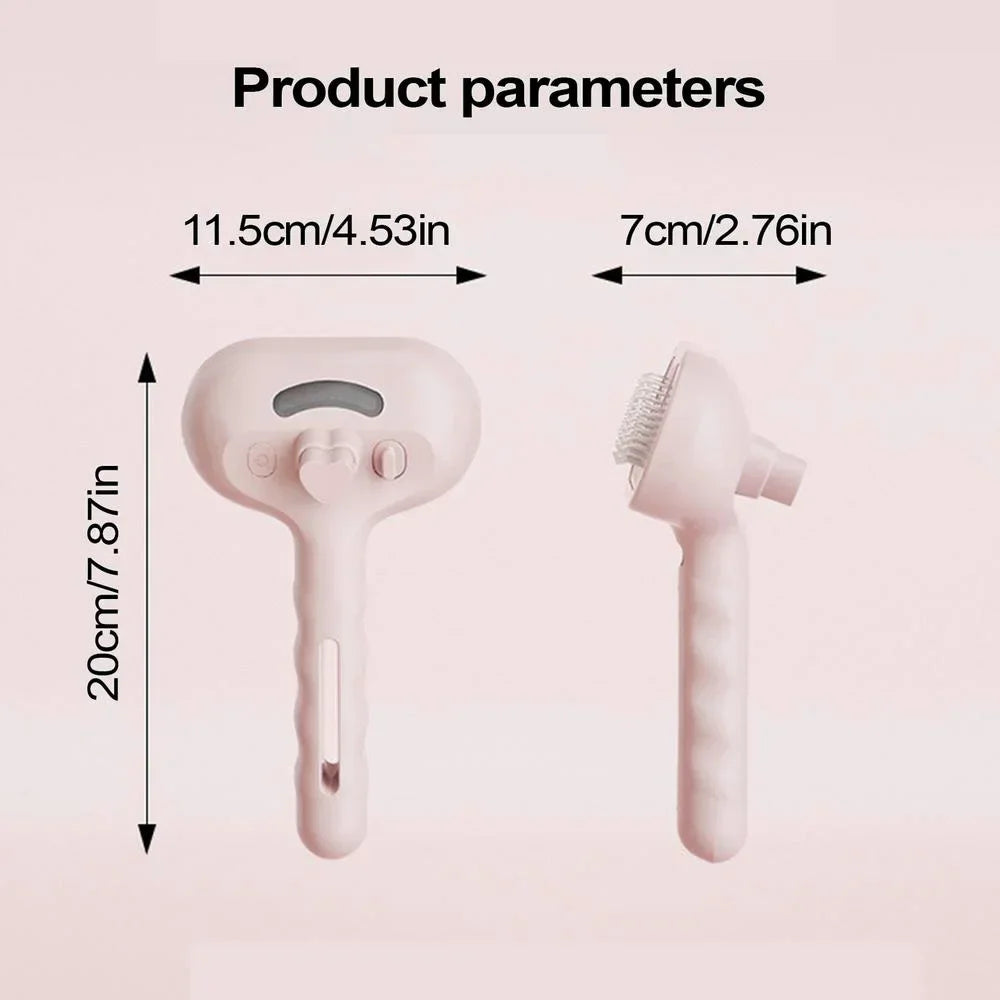 PetSteam Comb: Grooming & Massage Spray Brush