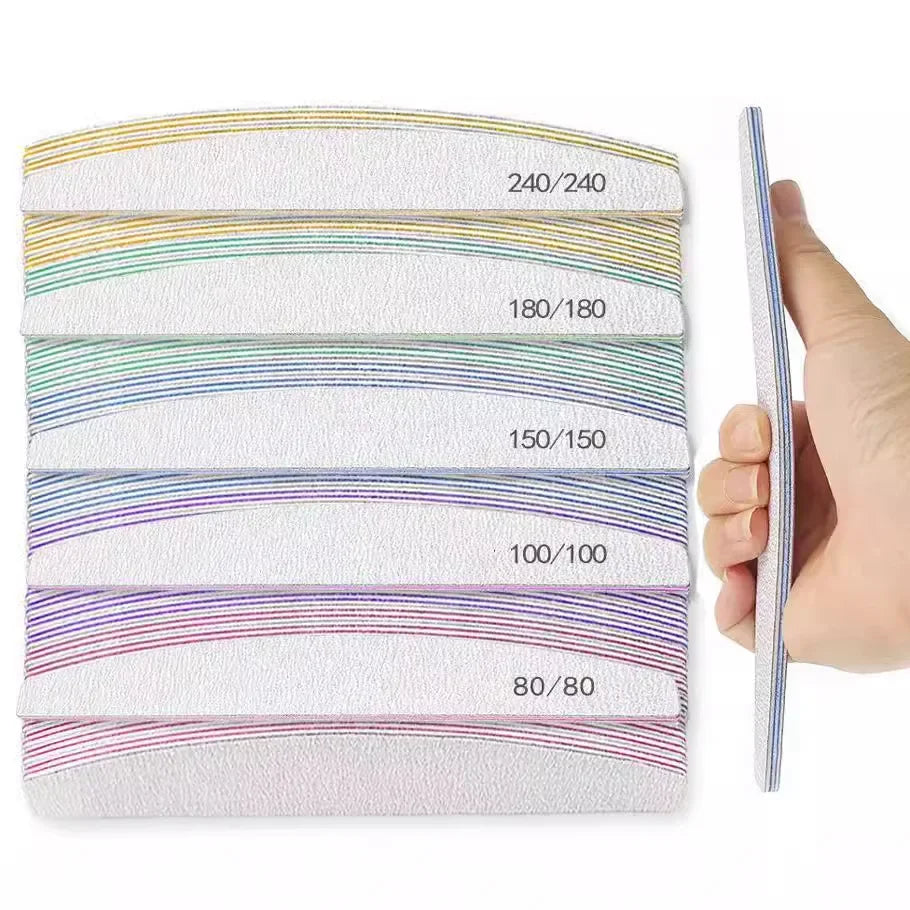 Pro Nail File Set: Thick Sanding Tools for Manicure