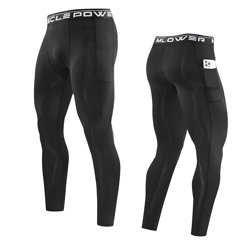 FlexiCourse Homme: Leggings Sport Séchage Rapide