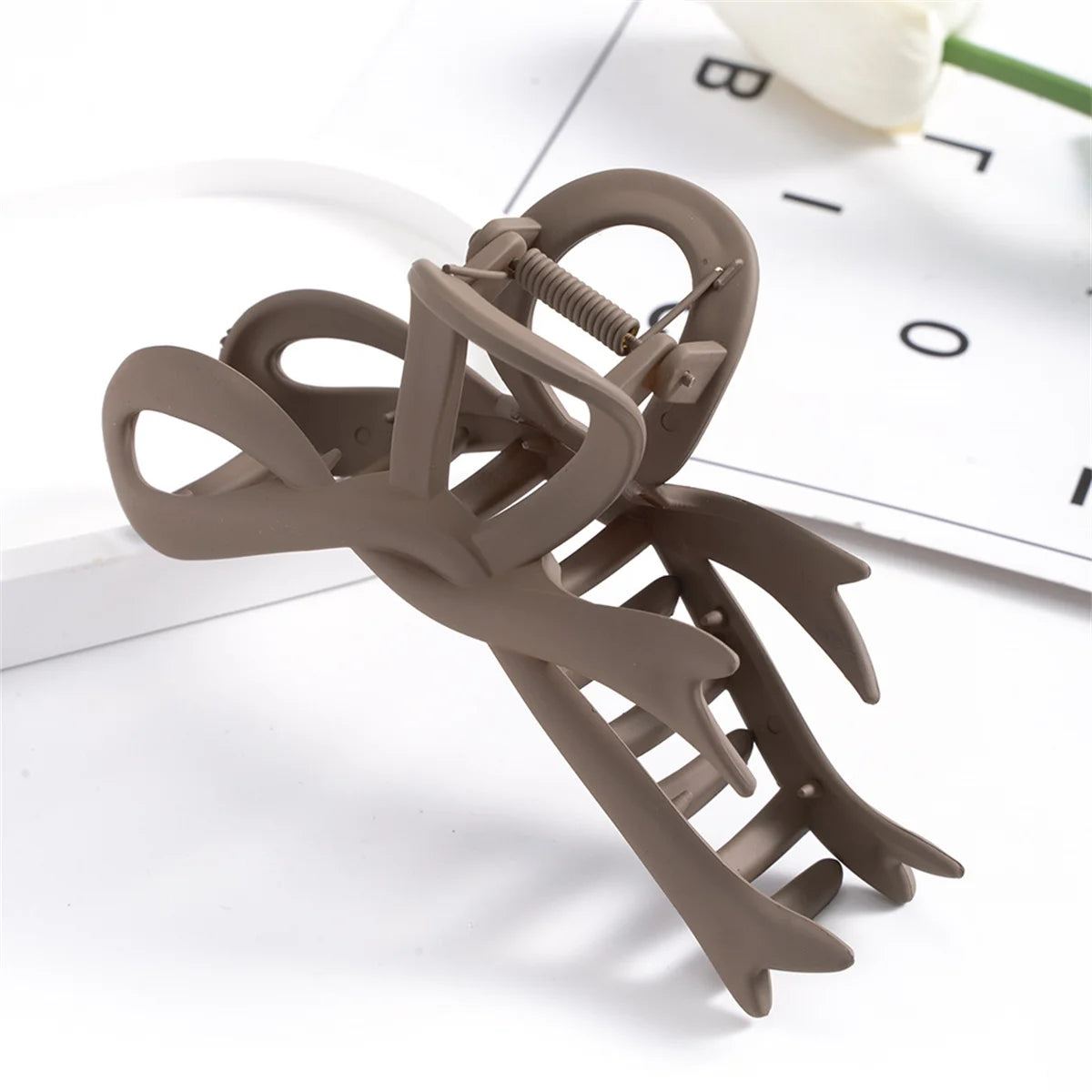 Barrettes Vintage à Nœud - Élégance Mat