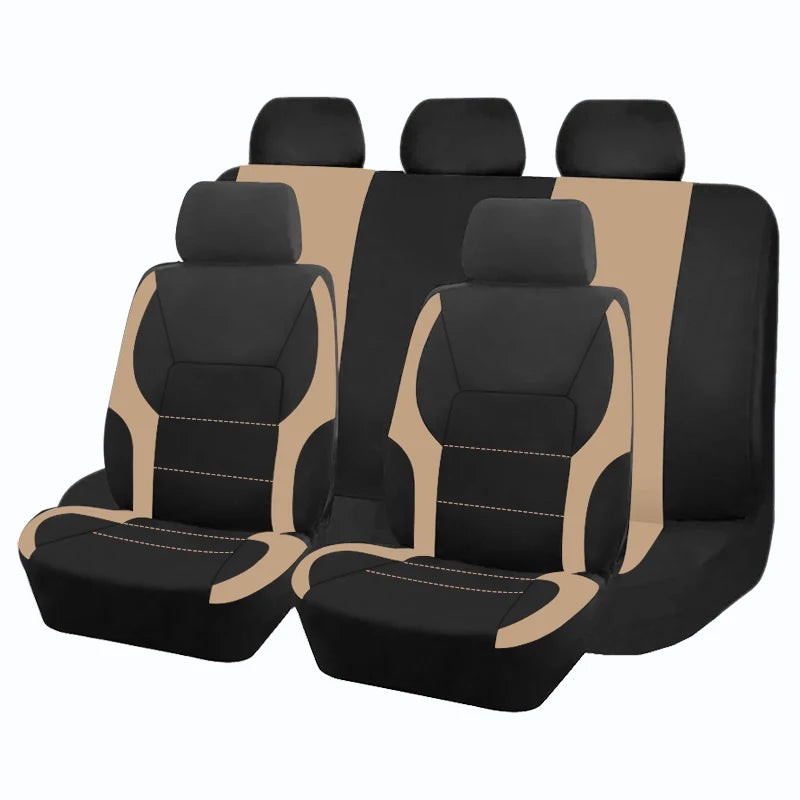 Polyester Sporty Car Seat Covers - Universal Fit