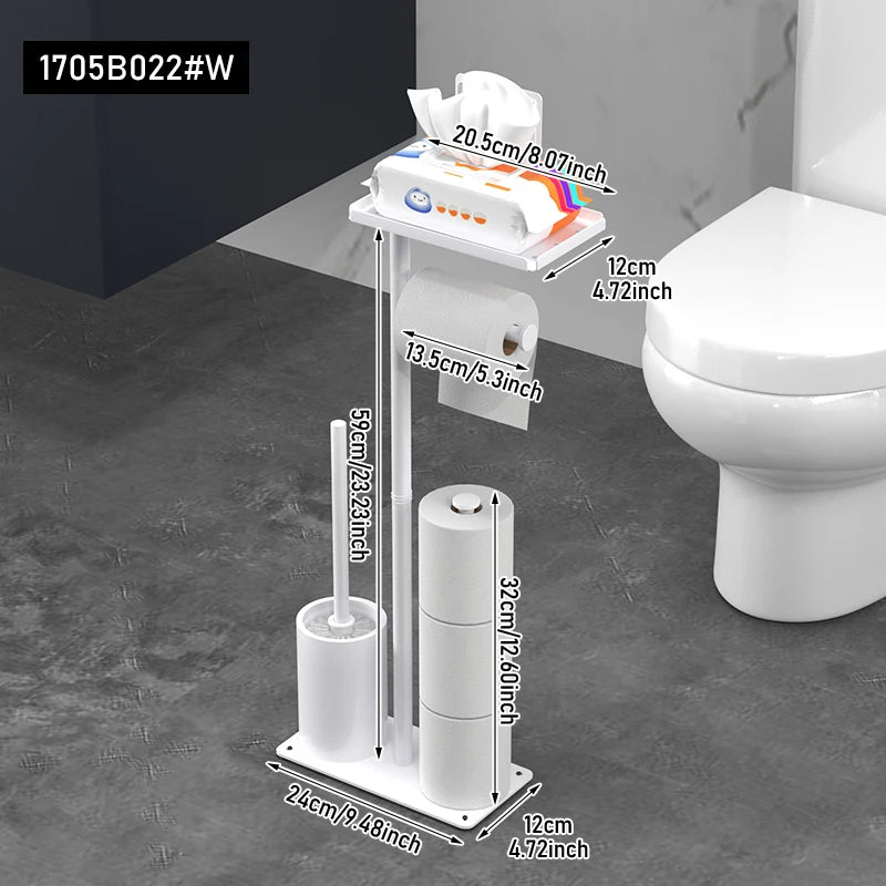 Porte-rouleau de papier hygiénique sur pied élégant