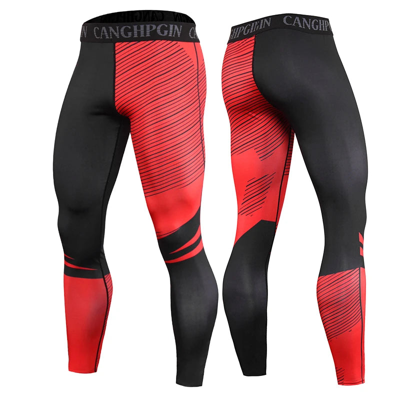 Quick-Dry Men's Fitness Leggings for All Seasons