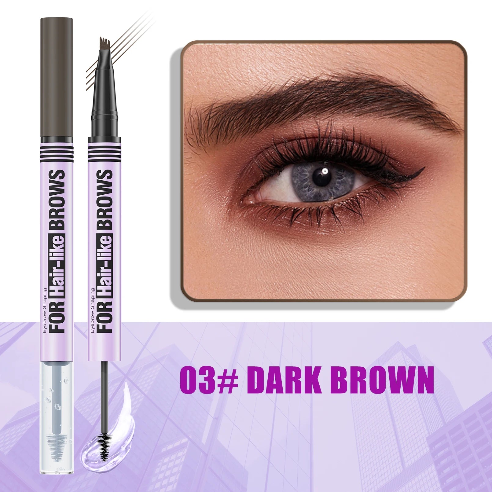 Sourcils Parfaits 2 en 1 - Gel & Crayon