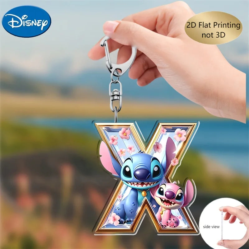 Lilo & Stitch Acrylic Keychain - Custom Name Gift