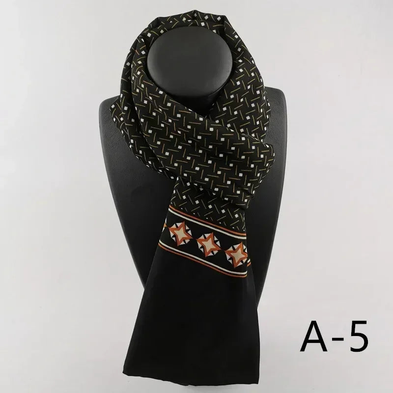 Chic Silk Scarf: Luxe Plaid for All Seasons