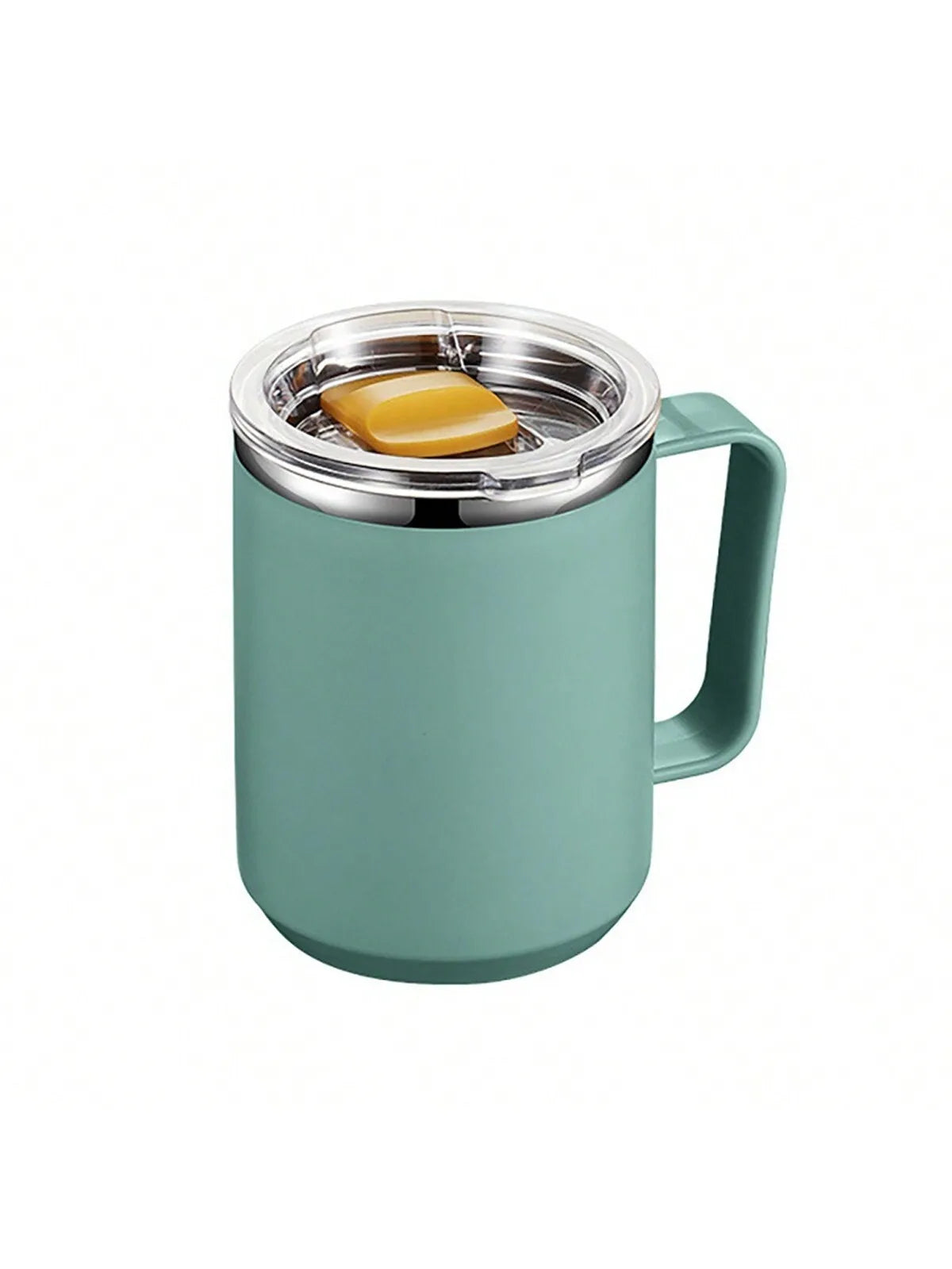 Leeseph Tasse Isolée Inox avec Couvercle Coulissant