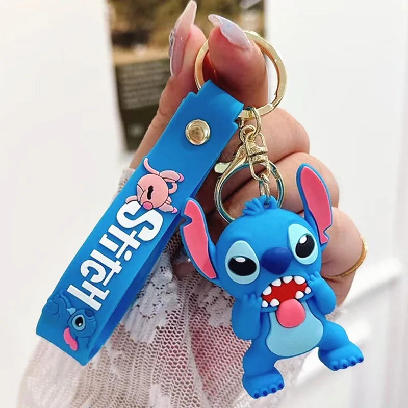 Disney Charm Keychains: Mickey, Minnie & Lilo Fun!