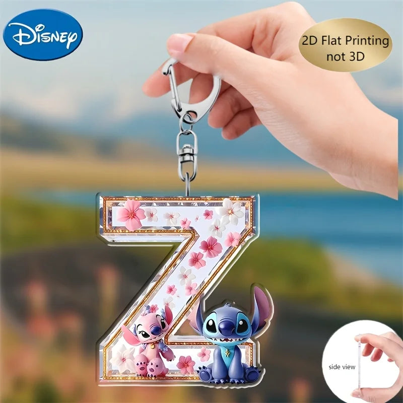 Lilo & Stitch Acrylic Keychain - Custom Name Gift