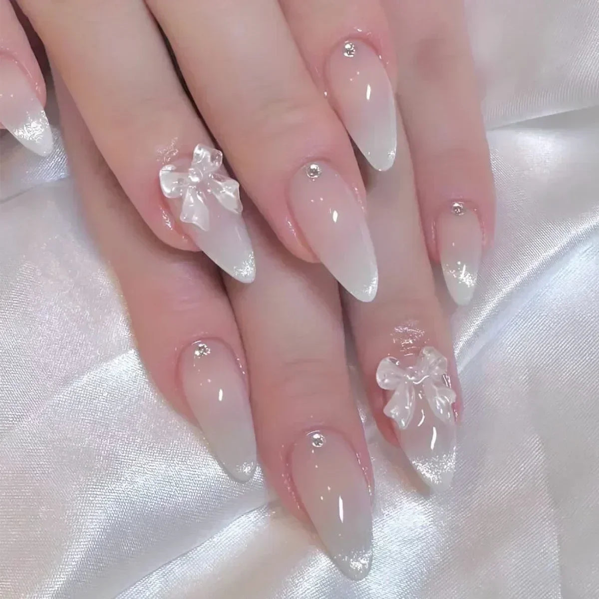 Ballet Rose : 24 Faux Ongles Élégants