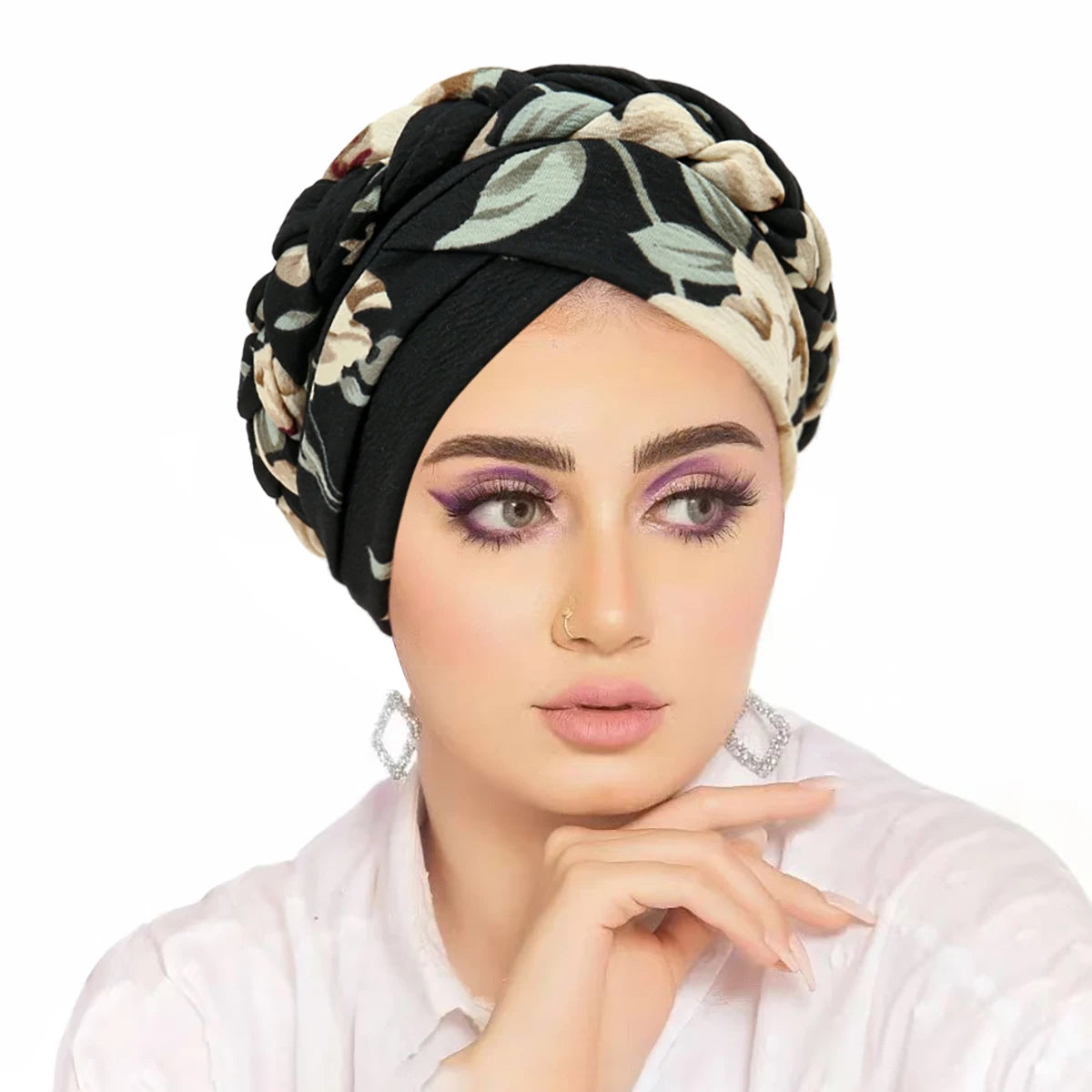 Turban Élégant pour Femme Musulmane