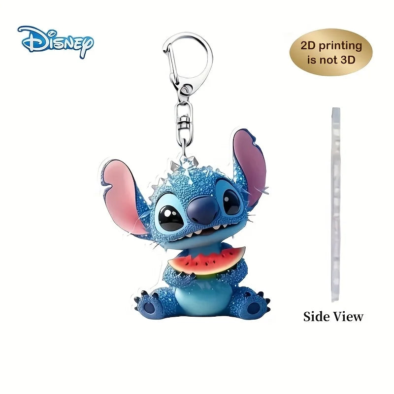 Porte-clés Lilo & Stitch Double Face Mignon 5cm