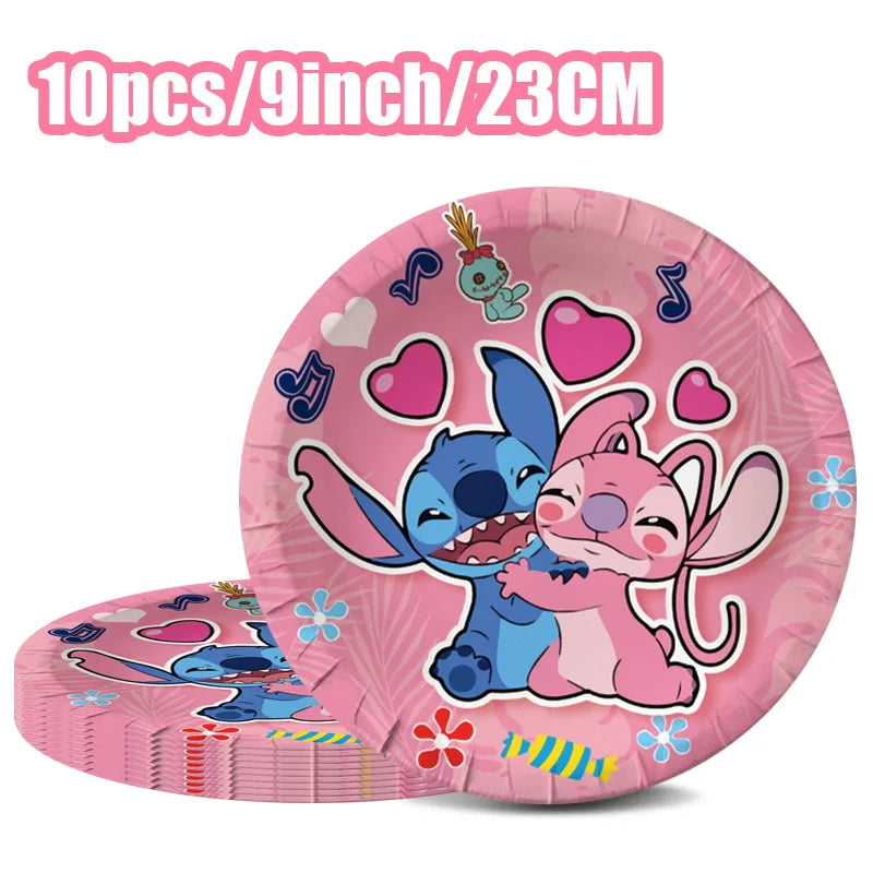 Disney Lilo & Stitch Pink Party Set