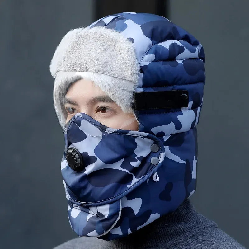 Chapeau d'Hiver Lei Feng Doublé Polaire Unisexe