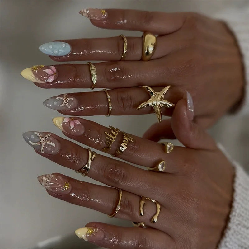 Ballet Rose : 24 Faux Ongles Élégants