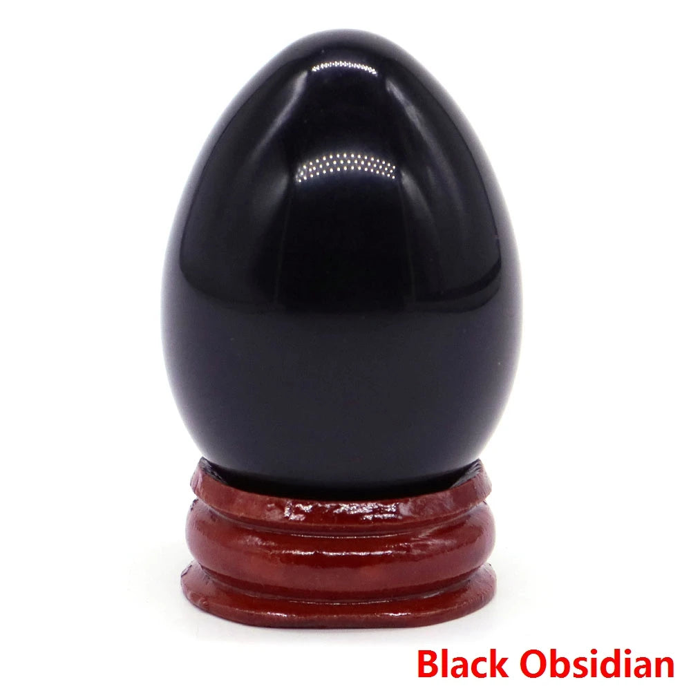 Oeuf Énergétique en Pierre Naturelle