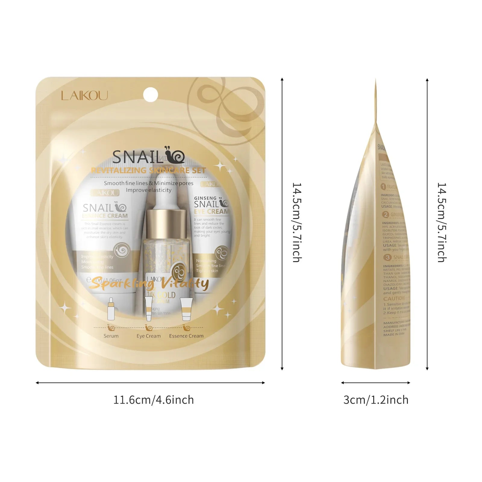 LAIKOU C-Glow Hydration Trio for Radiant Skin