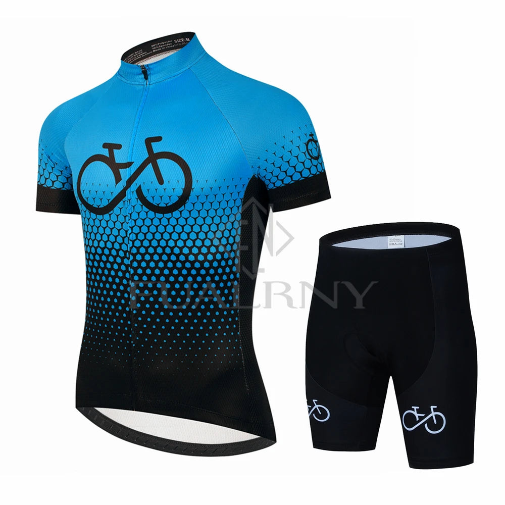 ÉquipeVélo Maillot Été Homme - Respirant et Confort