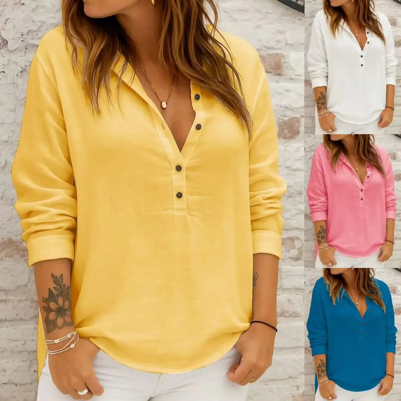 Chic Long Sleeve Relaxed T-Shirt for Women