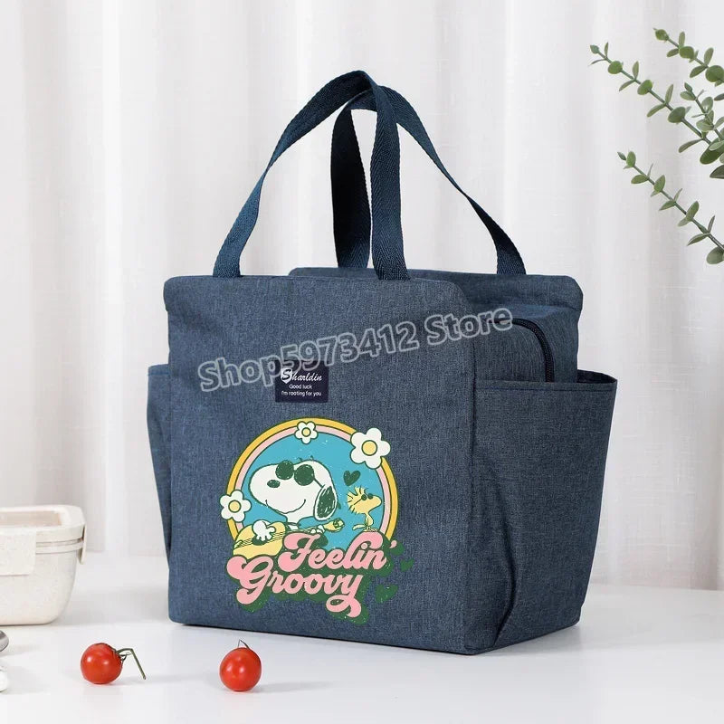 Snoopy's Insulated Bento Lunch Bag for Kids & Students