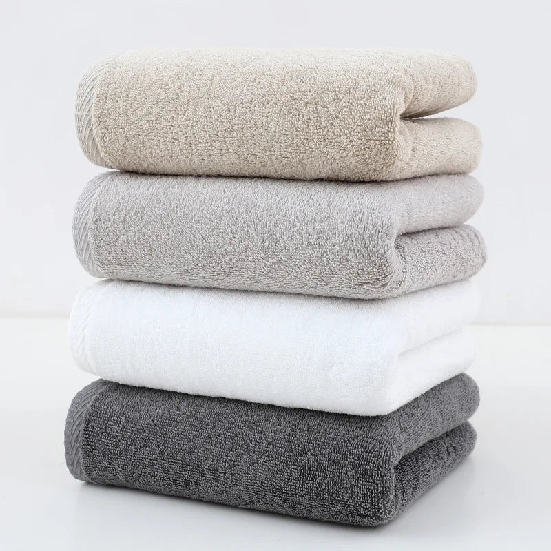 Lot de 4 serviettes coton doux, absorbant et durable
