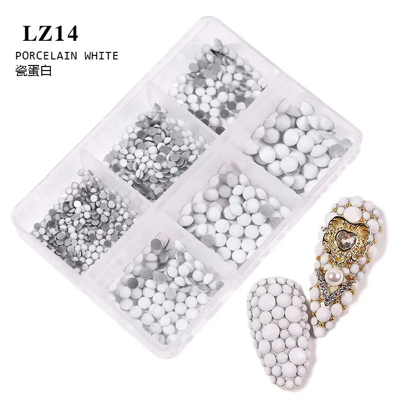 Kit Strass AB Champagne pour Nail Art