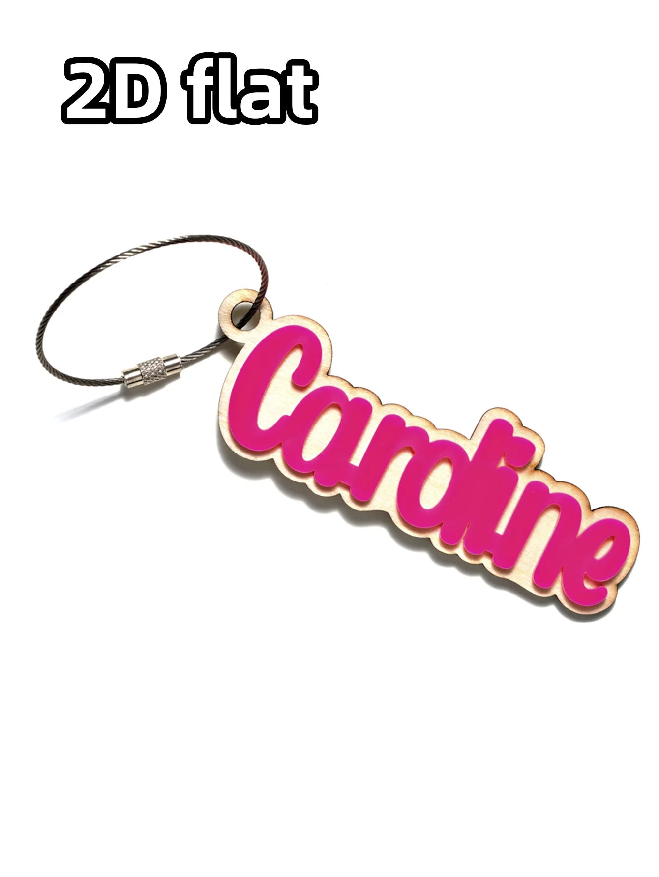 KeyCharm: Custom Name Keychain - Unique Daily Accessory