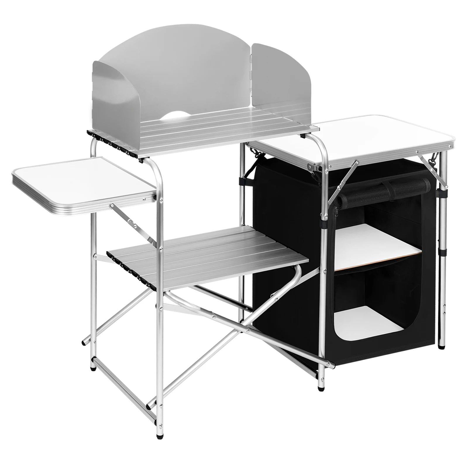 WOLTU Table de Camping Pliable Tout-Terrain