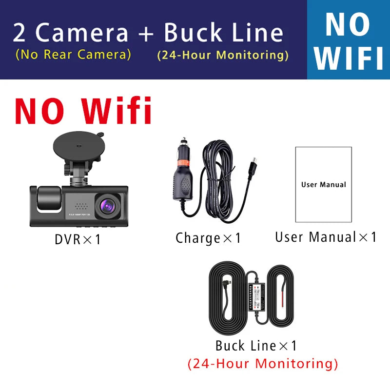 DashCam 3C WiFi 1080P - Enregistreur Auto