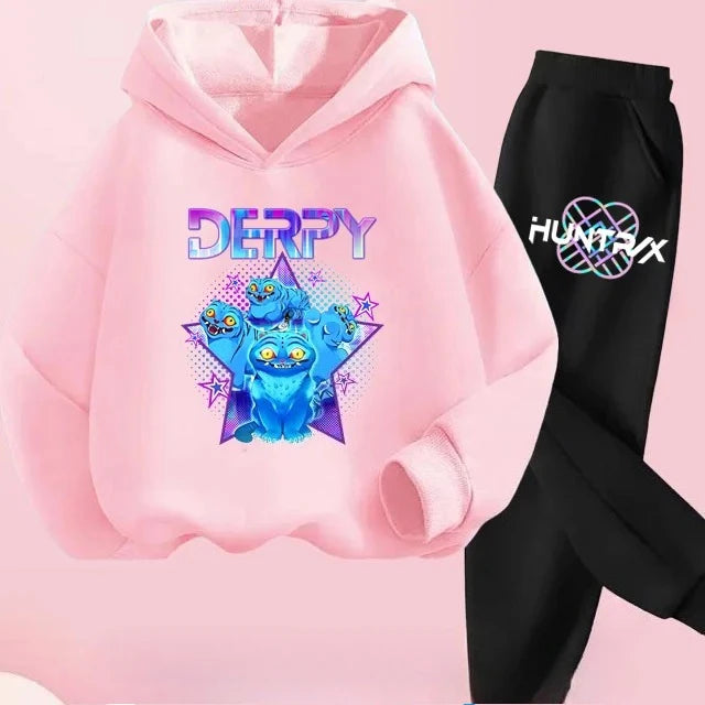 Chic KPop Kids: Ensemble Décontracté Devil Hunter