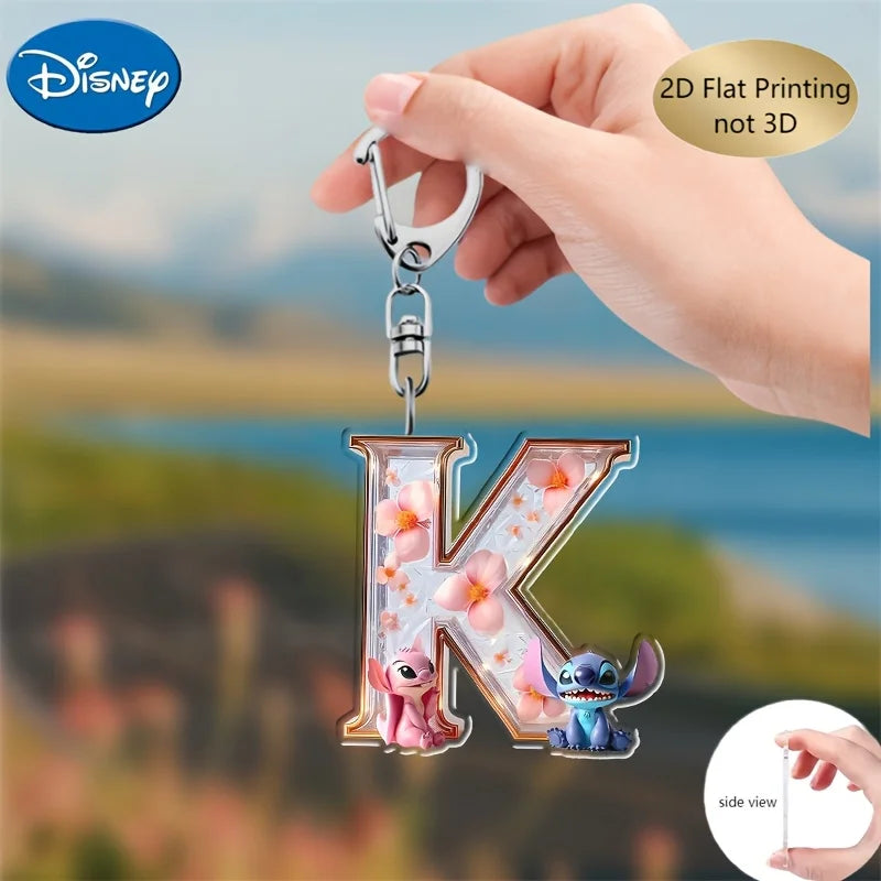 Lilo & Stitch Acrylic Keychain - Custom Name Gift