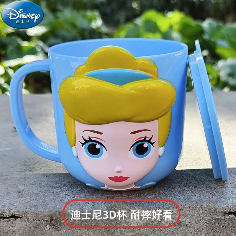 Tasse Mickey Elsa 3D pour enfants avec couvercle