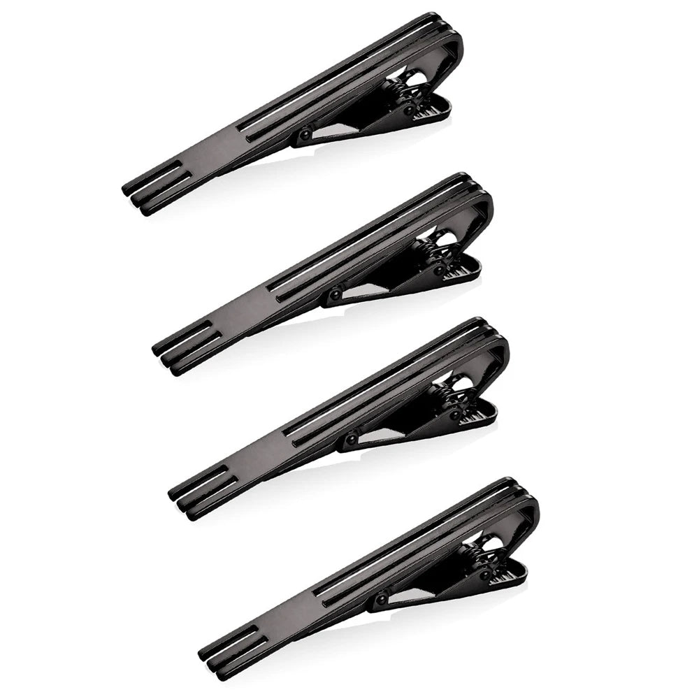 U7 Ensemble 4 Pinces à Cravate Élégantes