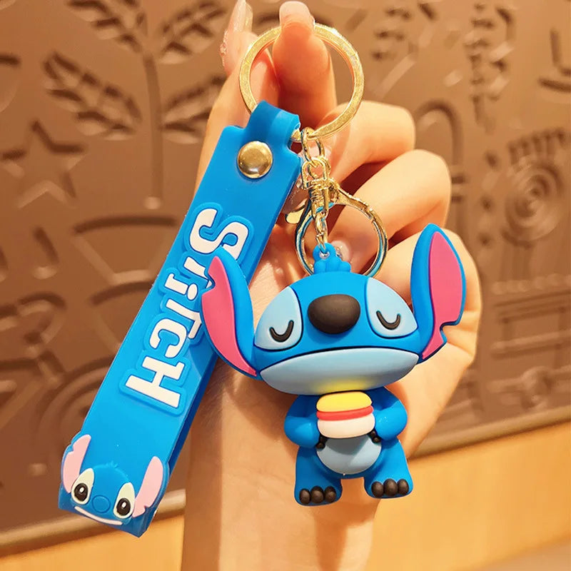 Disney Charm Keychains: Mickey, Minnie & Lilo Fun!