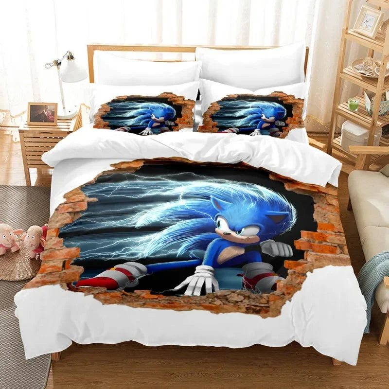 Draps Sonic 3D pour Enfants