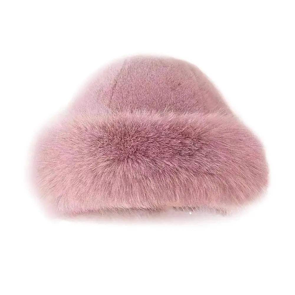 Chapeau Bob Luxe en Fausse Fourrure pour Femmes