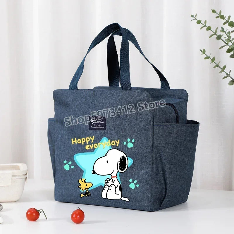 Snoopy's Insulated Bento Lunch Bag for Kids & Students