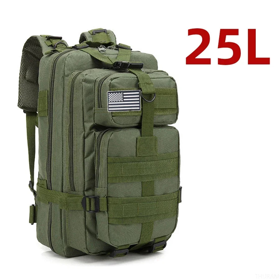 Sac à Dos Tactique Thuram 25/50L - Imperméable & Résistant